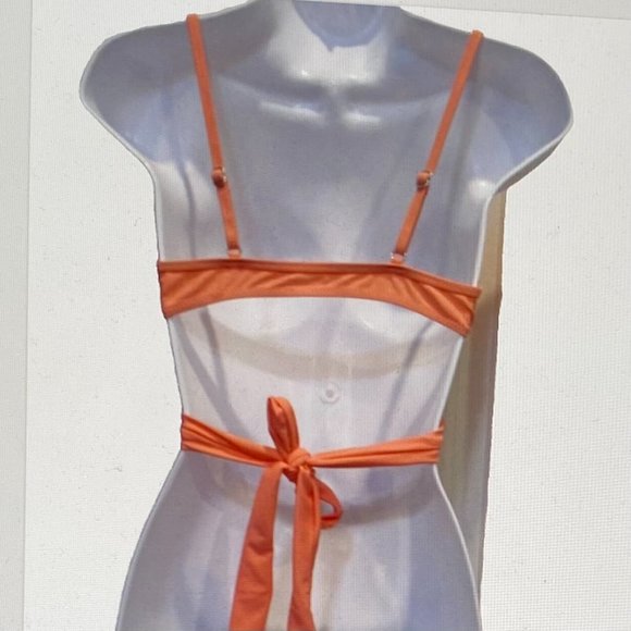 CUPSHIE FASHION COLLECTION BIKINI TOP LIGHT PEACH SMALL NWT - Picture 8 of 8